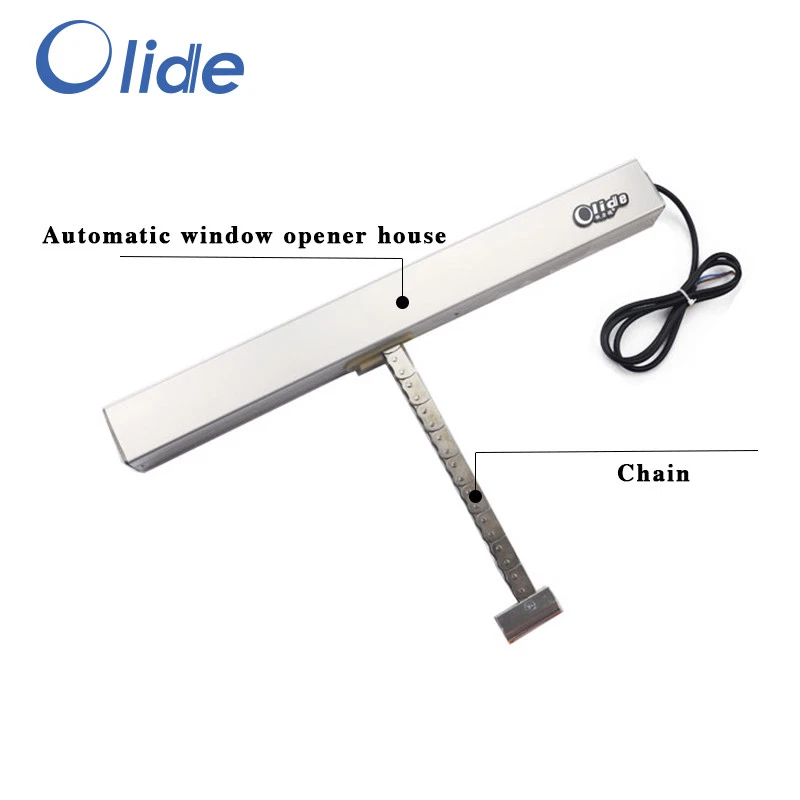 Actuador de motor abridor de ventanas de cadena eléctrico automático Foto 3 de 3