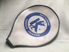 Tennis Racket Cover- Kettering Tennis Center- White