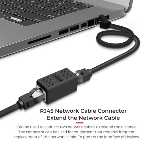 1-5er-Pack RJ45 Inline-Koppler Cat6/Cat5e Ethernet Netzwerkkabel Extender Stecker - Bild 8 von 15