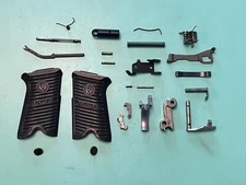 USED OEM RUGER P89 LOWER PARTS TRIGGER HAMMER SLIDE STOP SPRINGS GRIPS 9MM
