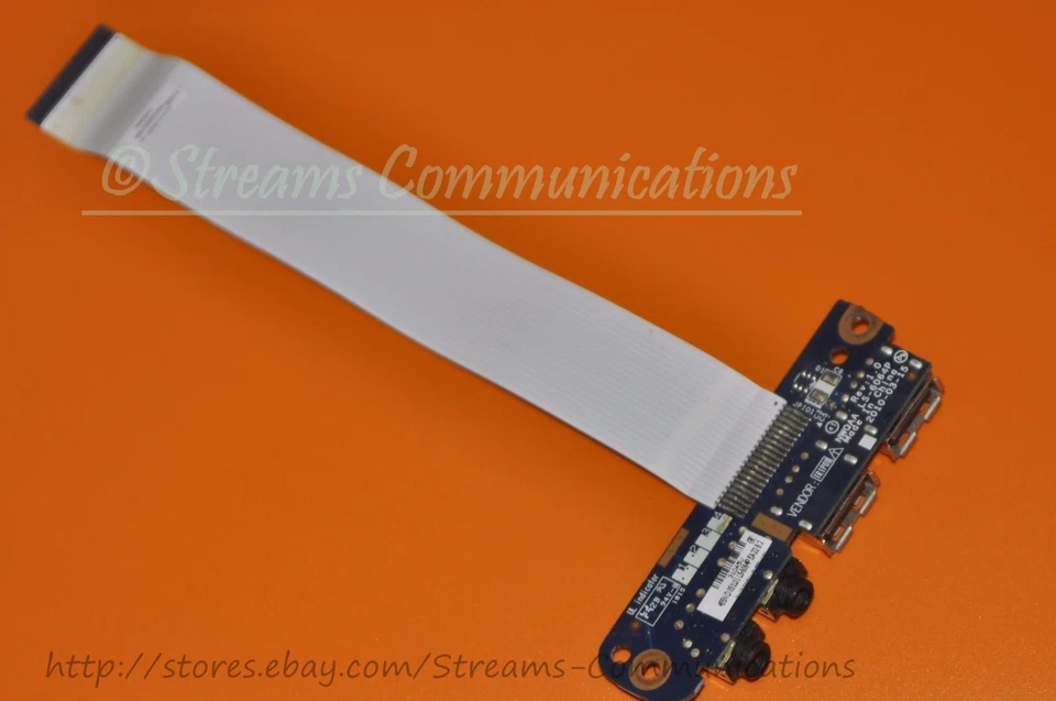 TOSHIBA Satellite A665-S6050 A665-S6081 A665-S6086 Audio USB Port Board LS-6064P - Image 4 of 4