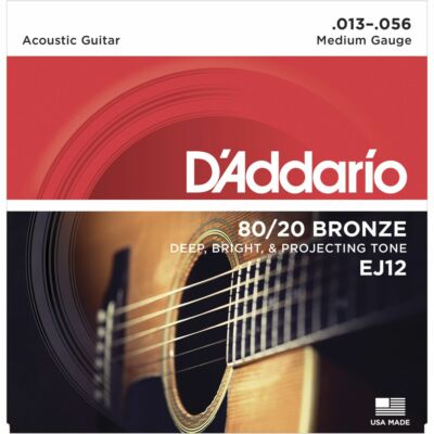 D'ADDARIO EJ12 013''-056'' - Saitensatz für Westerngitarre