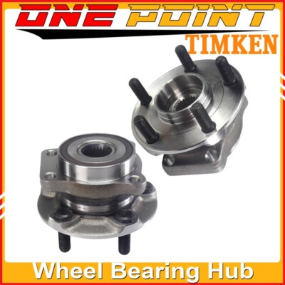 2pcs Timken Front Wheel Bearings & Hub for 2014 2015 Subaru Impreza XV Crosstrek