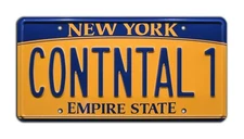 John Wick: Chapter 2 | CONTINENTAL 1 | Metal Stamped Replica Prop License Plate