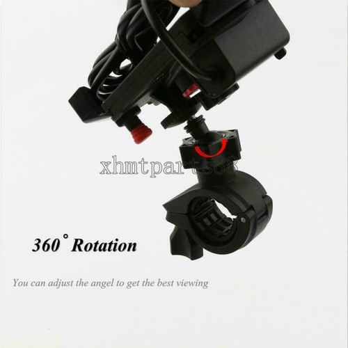 Handlebar Mount Phone Holder For Harley Electra Glide Ultra Classic FLHTCU FLHT - Picture 8 of 9