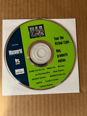 Web Expo CD-ROM, Tour the Virtual Expo. Sponsored by MacWorld, PC Games, Sprynet