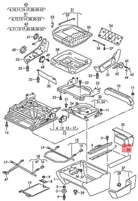 Genuine Cover For Guide Rail Contains Additional Positions 