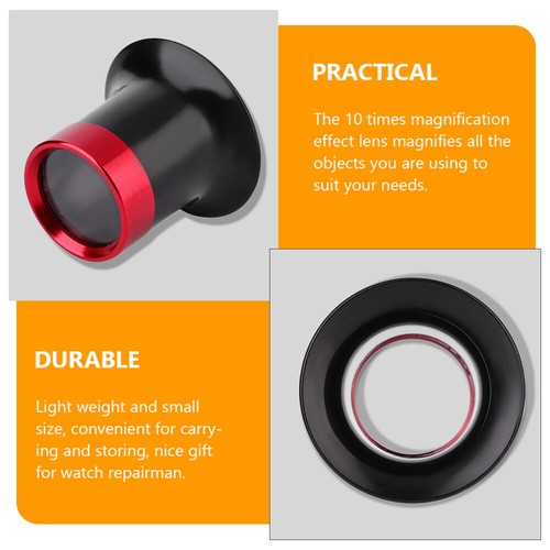 Magnifying Glass Watch Hand Puller Fitting Tool Repair Magnifier Loupe - Imagen 10 de 12