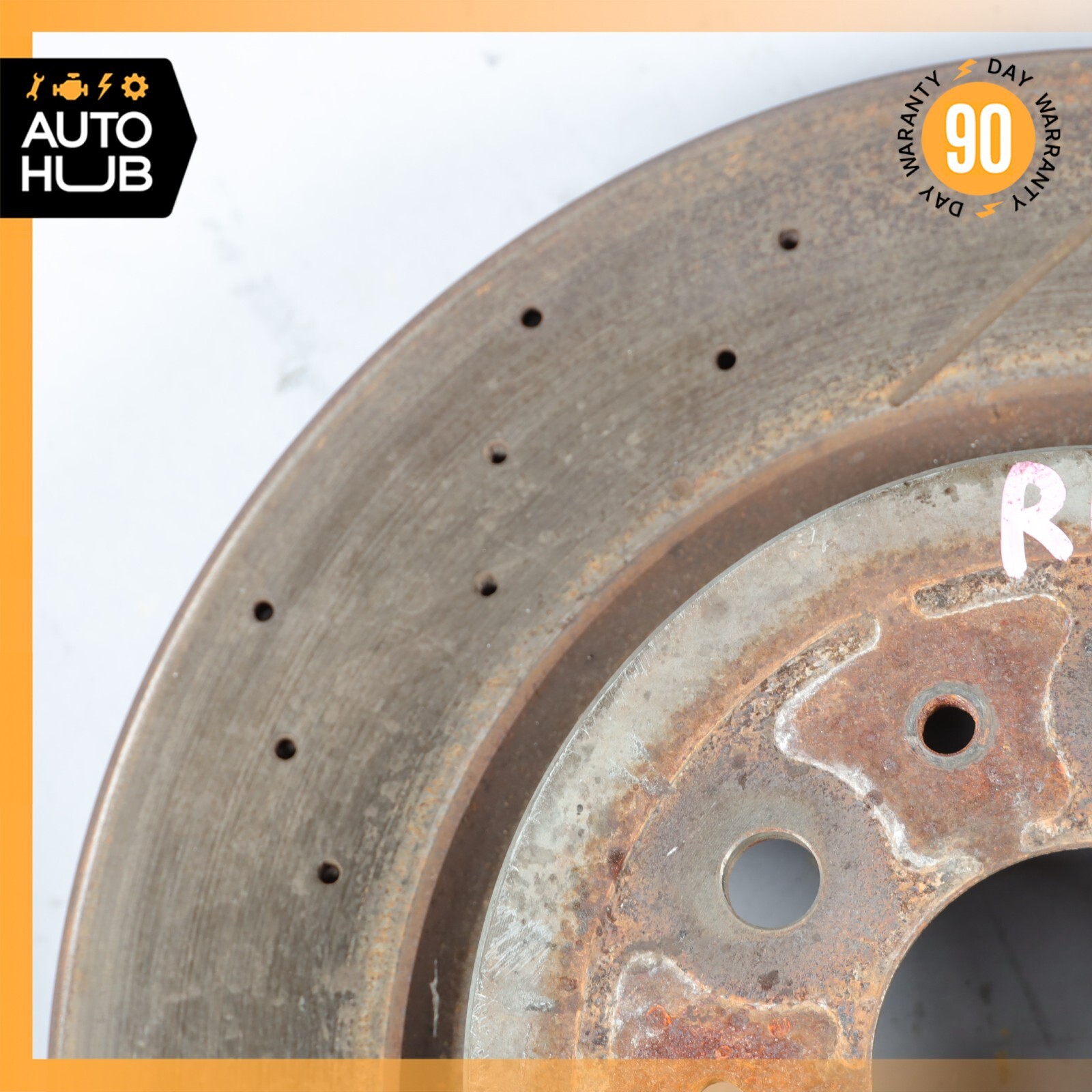 Maserati GranTurismo S M145 Rear Brake Rotors Disc Left & Right Set of 2 OEM 61k