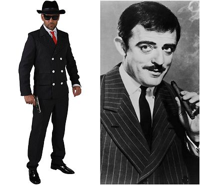 Pinstripe Suit - Gomez Addams Costume S-XXL | eBay