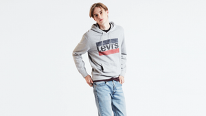 levis zip moletom com capuz mens