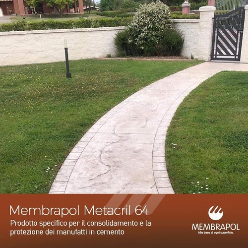 Membrapol Metacril 64 Resina Metacrilica Trasparente Protettivo pavimentazioni - Afbeelding 18 van 20
