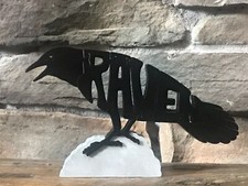 Raven Bird Wooden Amish Made Scroll Saw Toy Puzzle Figurine ART NEW Made in US