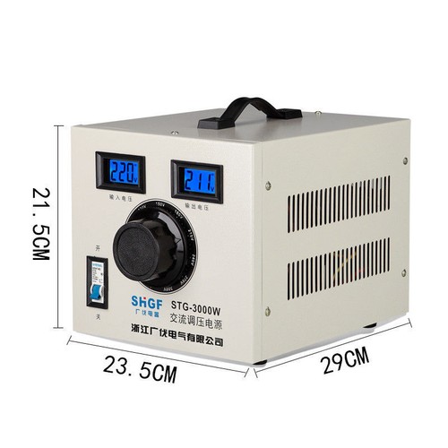 220V Voltage Regulator Adjustable 0-300V AC Voltage Regulator Power Supply 3KW - Foto 4 di 7
