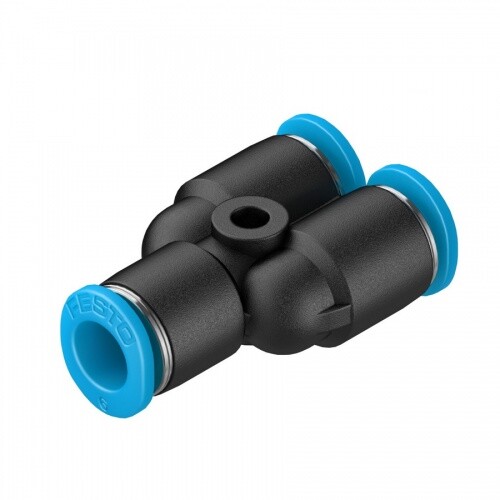 10x FESTO Steckverschraubung QSMP-M8X1.25-6 – Pneumatik Druckluft Verbinder Für Schläuche Ø 6 Mm