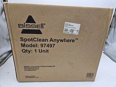 Bissell Spot Clean Anywhere Portable Carpet Cleaner Gray/Blue  97491 - NEW