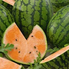 40 Tendersweet Orange Watermelon Seeds. Organic. USA Seeds. Ships free