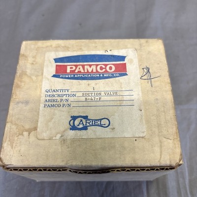 Ariel B-47-F Compressor Suction Valve Pamco Power Application + MFG New