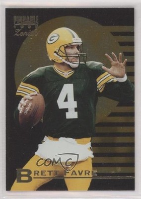 1997 Pinnacle Zenith Brett Favre #1 HOF 0kz8