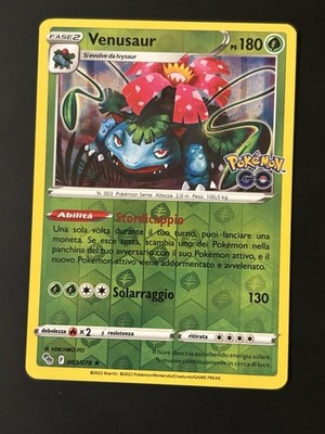 VENUSAUR 003/078 Rare Holo Reverse in Deutsch POKEMON GO