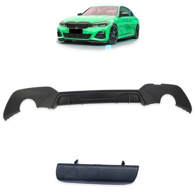 Performance Diffusor Heckansatz Schwarz Matt passt Passend für BMW 3er G20 G21