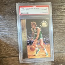 Topps 1996 Stars Golden Seasons Larry Bird #58 PSA 10 Boston Celtics Basketball