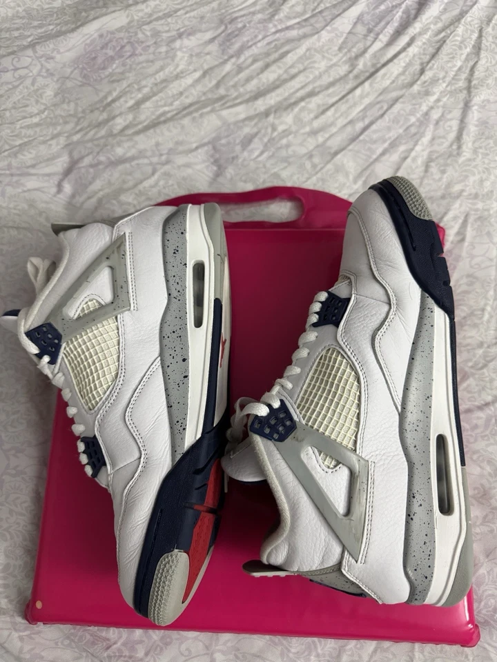 Jordan 4 Retro Midnight Navy Talla 10.5 Hombre’s DH6927-140 Foto 2 de 4