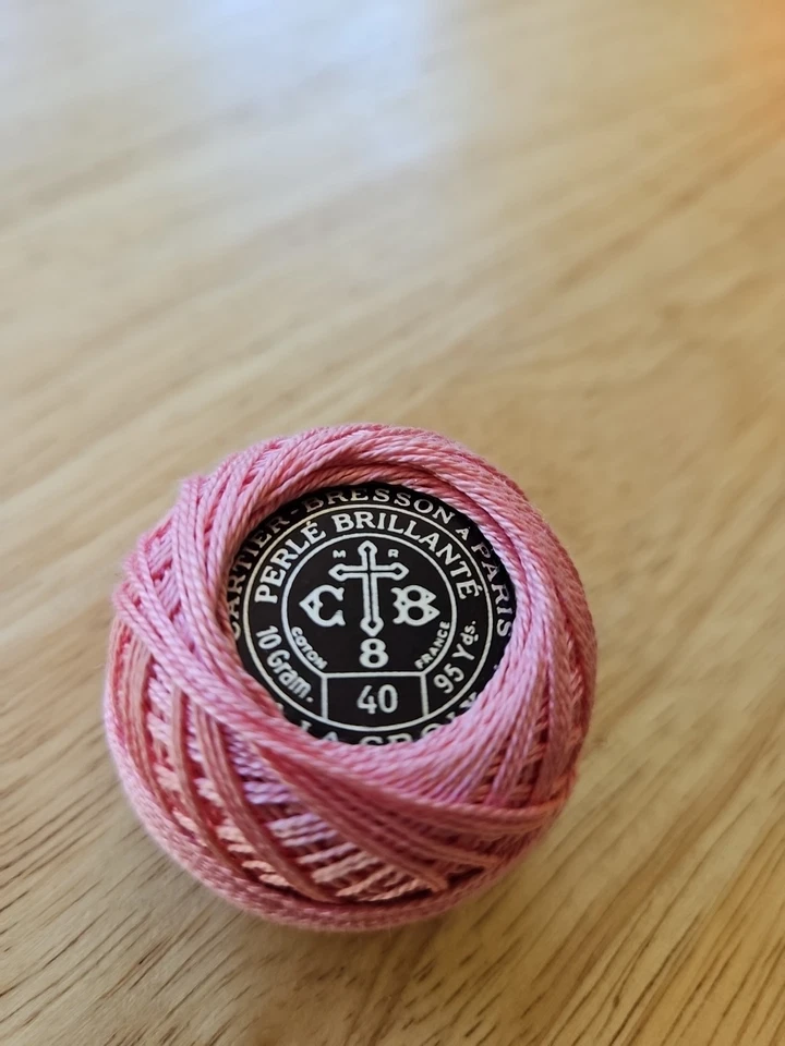 1 Ball of Cartier-Bresson Perle Brillante Cotton #8 Embroidery Thread 95 Yards - Image 3 of 4