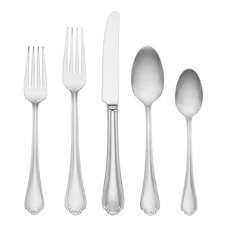 18 10 Stainless Steel Flatware Set Service for 12 Dishwasher Safe 9.60 LB