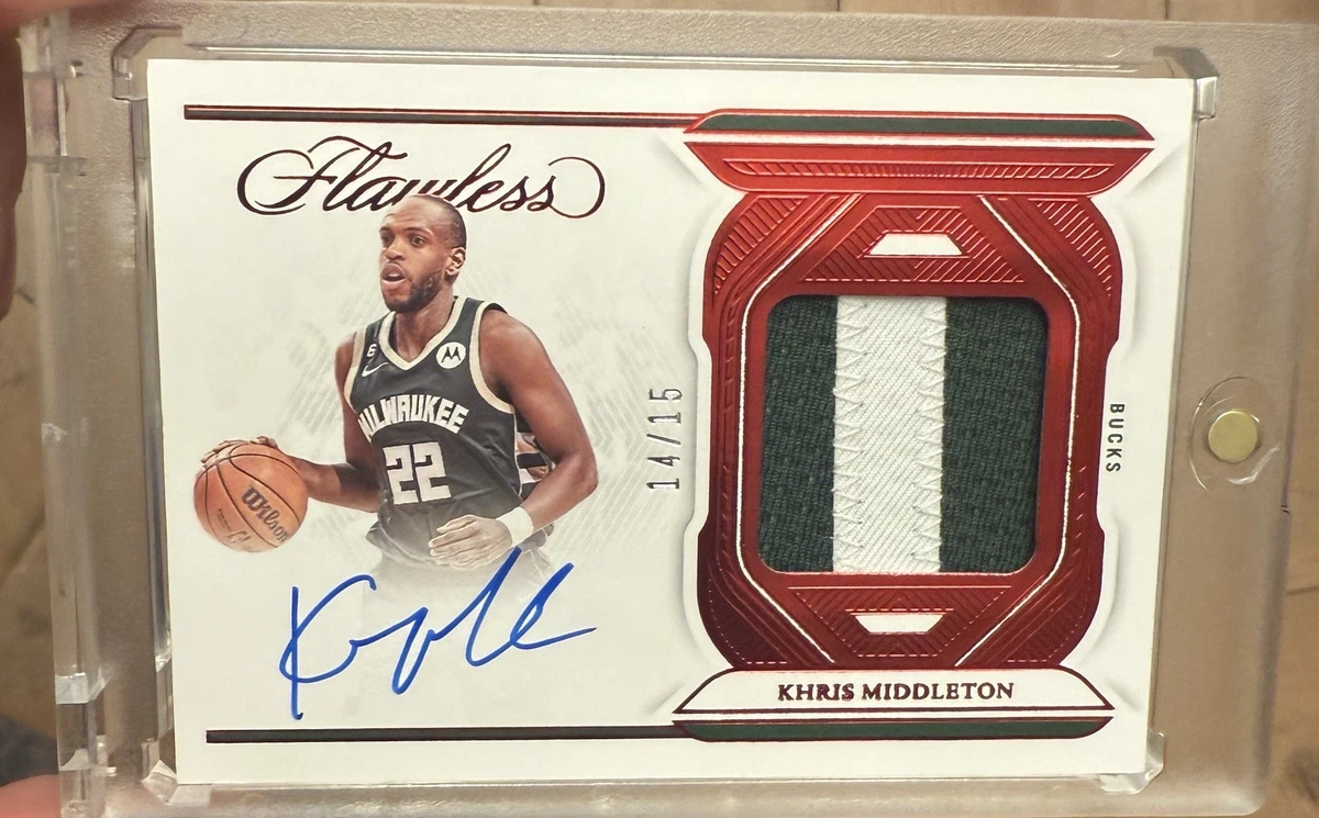 Khris Middleton Basketball Autographed Sports Trading Cards