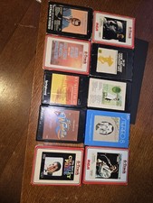8 track tapes lot 13 Tapes Total, Hanks Williams, Charlie Pride, Marty Robbins 