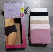 Carole Hochman Seamless Brief Underwear Adult Womens Small 5 PACK 