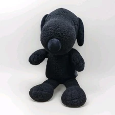 Kaws x Uniqlo x Peanuts Black Snoopy Plush Toy Large 22"