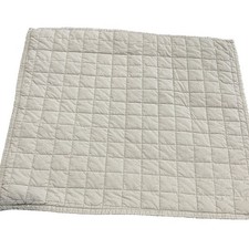 Lauren Ralph Lauren Asher Gray Quilted Cotton Euro Sham Square Pillow Cover
