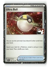 Ultra Ball (Cosmos Holo) 196/198 UC Prize Pack Series Cards Pokemon NM