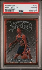 1996 FINEST W/COATING #210 KERRY KITTLES PSA 8
