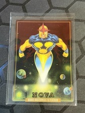2024 SkyBox Marvel Masterpieces 92 Platinum Nova #68 Clear Cut