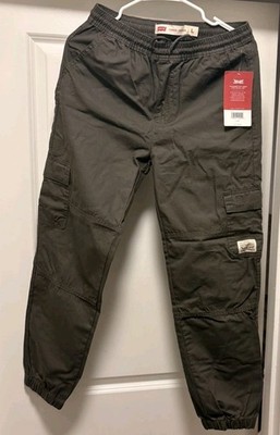 Levi's Big Boy Cargo Jogger in Grey 