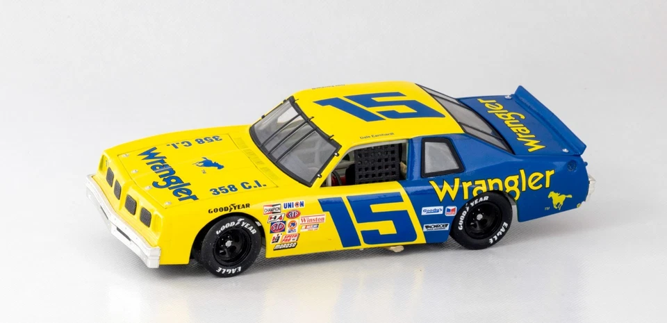 1982 Dale Earnhardt #15 Wrangler Ventura 1/24 Legendary Series Action NASCAR - Image 2 of 2