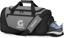 Gym Duffel Bag with Shoe Compartment Wet Pocket, Large Capacity Sports Duffle Ba