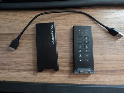 iStorage diskAshur M2 500GB | PIN authenticated, Hardware encrypted USB 3.2 P...