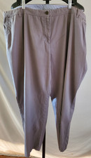 Talbots Olive Green Girlfriend Chino Straight Leg Pants Size 24W Cotton
