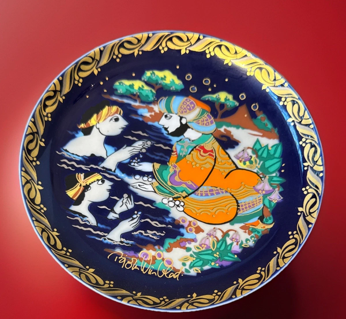 値下！【VINTAGE】Rosenthal トム・ウェッセルマン 飾皿 31cm 【公式通販】