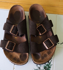Birkenstock Arizona Big Buckle Color Brown Size L5/M4 Sandals