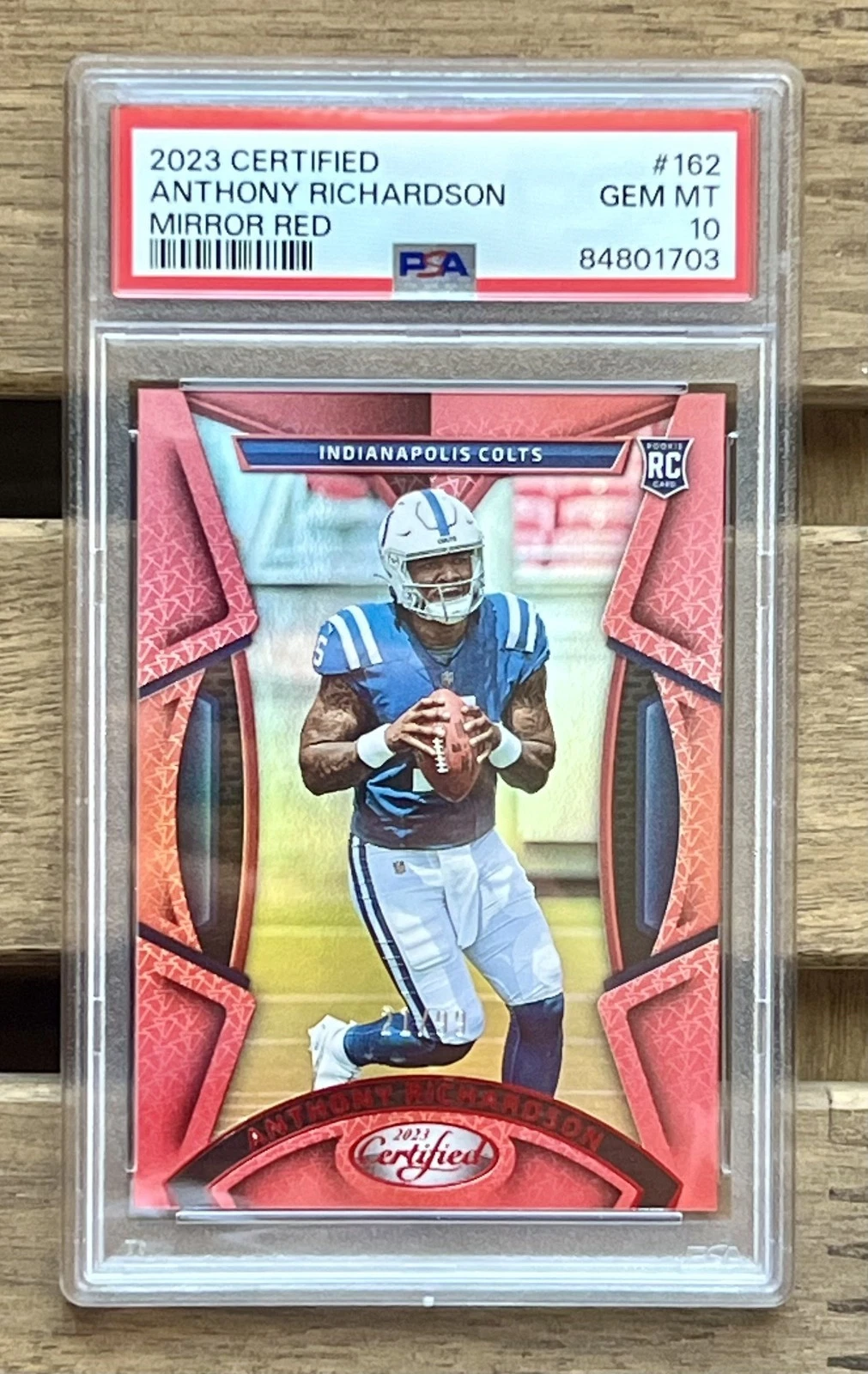 Anthony Richardson Panini Certified #162 Mirror Red