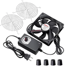 Wathai 120Mm X 25Mm Ac Powered Computer Fan With Ac Plug 110V 120V 220