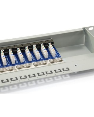Digital Data Communications Equip Patch Panel Hellgrau RAL 7035 1U 48,3 cm 19''