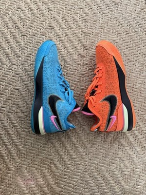 Nike Zoom NXXT Gen Mismatch Blue Orange Low Top Lace Up Basketball