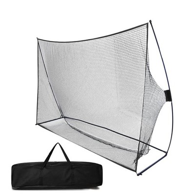 10x7ft Portable Golf Practice Net Hitting Training Net w/Carry Bag for Backyard