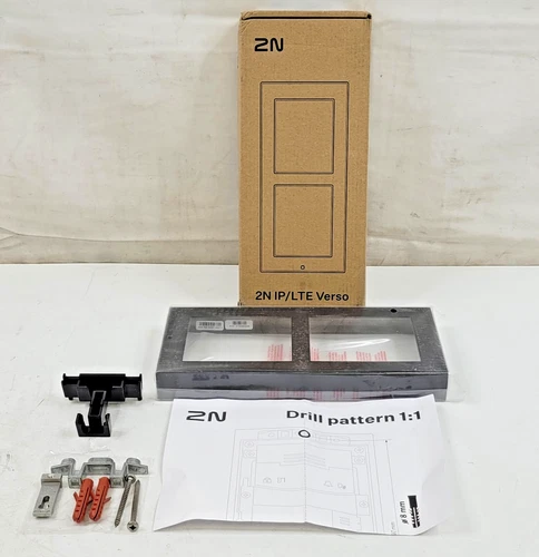 2N IP Verso Intercom Frame 2-Module for Surface Installation Mount 9155022 BLACK